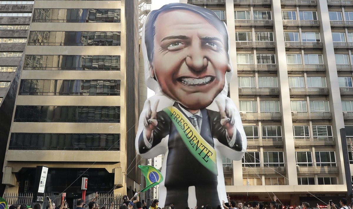 Rinkimai Brazilijoje. Bolsonaro šalininkai