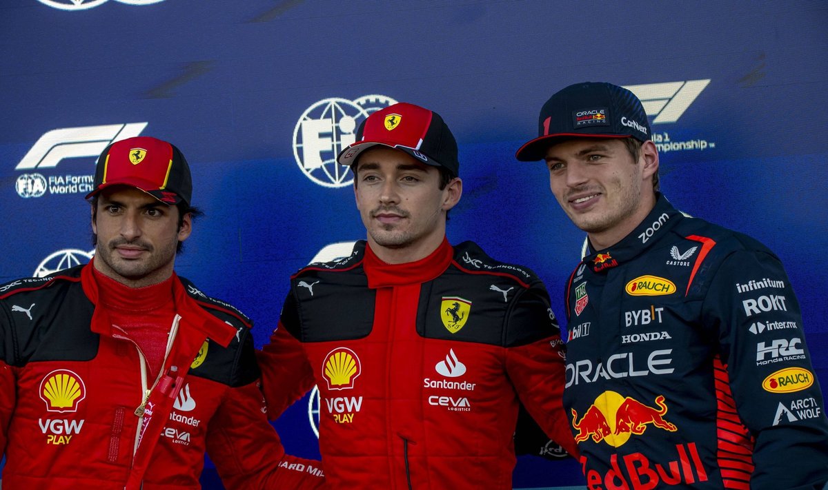 Carlosas Sainzas jaunesnysis, Charlesas Leclercas ir Maxas Verstappenas