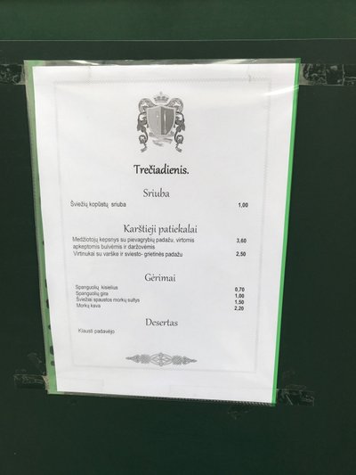 Lietuvos kulinarinio paveldo muziejaus smuklė