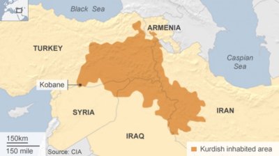 Kurdų gyvenamos teritorijos