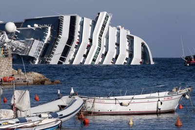 Laivo "Costa Concordia" gelbėjimo valtis "Spygliukas"