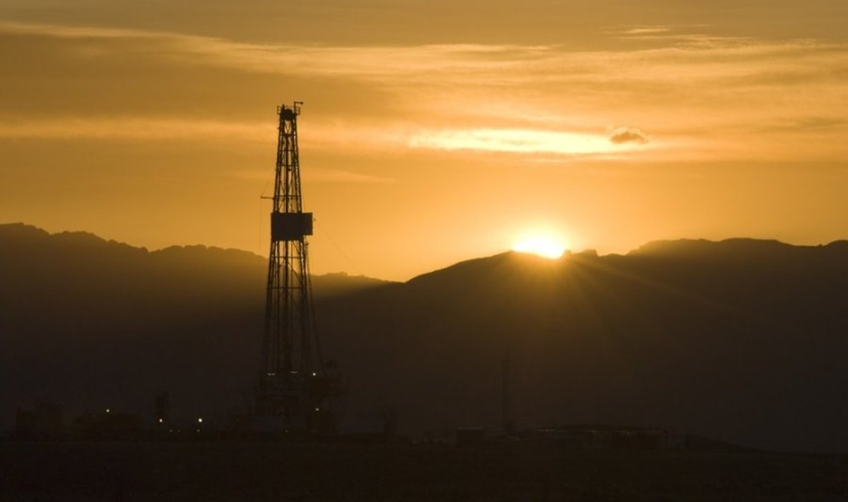 Naftos ir dujų gręžiniai Vajomingo valstijoje JAV