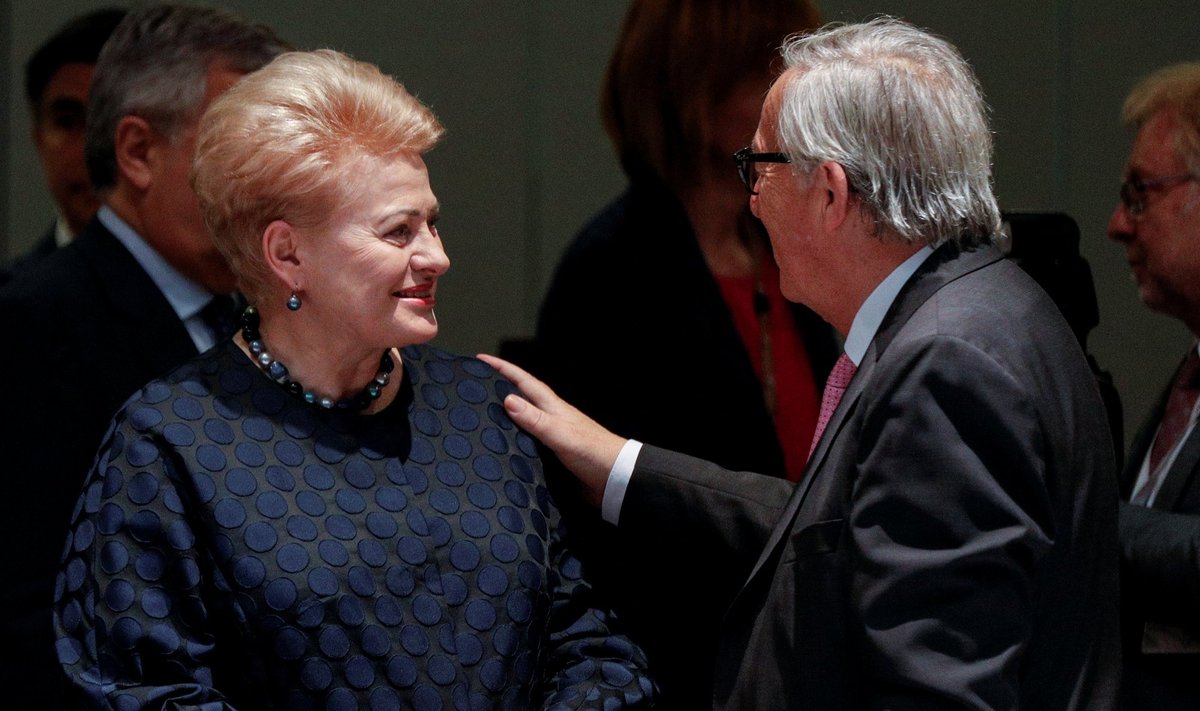 Dalia Grybauskaitė, Jeanas Claude'as Junckeris