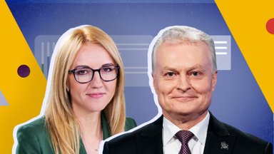 Darbo pokalbyje su Daiva Žeimyte-Biliene – perrinkimo siekiantis prezidentas Gitanas Nausėda
