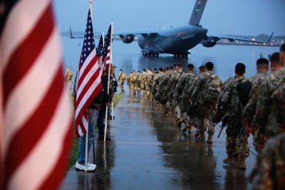 JAV kariai pakeliui į Iraką