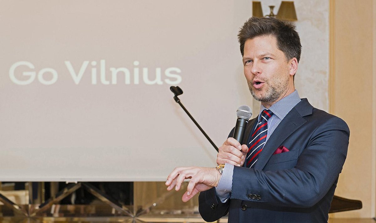 Mr. Darius Udrys of Go Vilnius  Photo © Ludo Segers @ The Lithuania Tribune