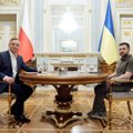 Rusijai tęsiant puolimą Donbase Lenkijos lyderis apsilankė Kyjive