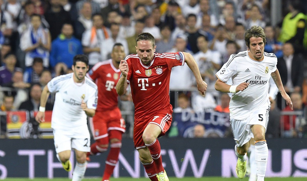 Franckas Ribery atakuoja "Real" vartus