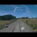 Nufilmavo, kuo baigėsi motociklininko ir traukinio akistata