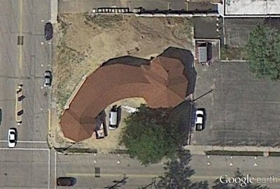 Bažnyčia Ilinojuje, „Google Earth“ nuotr.