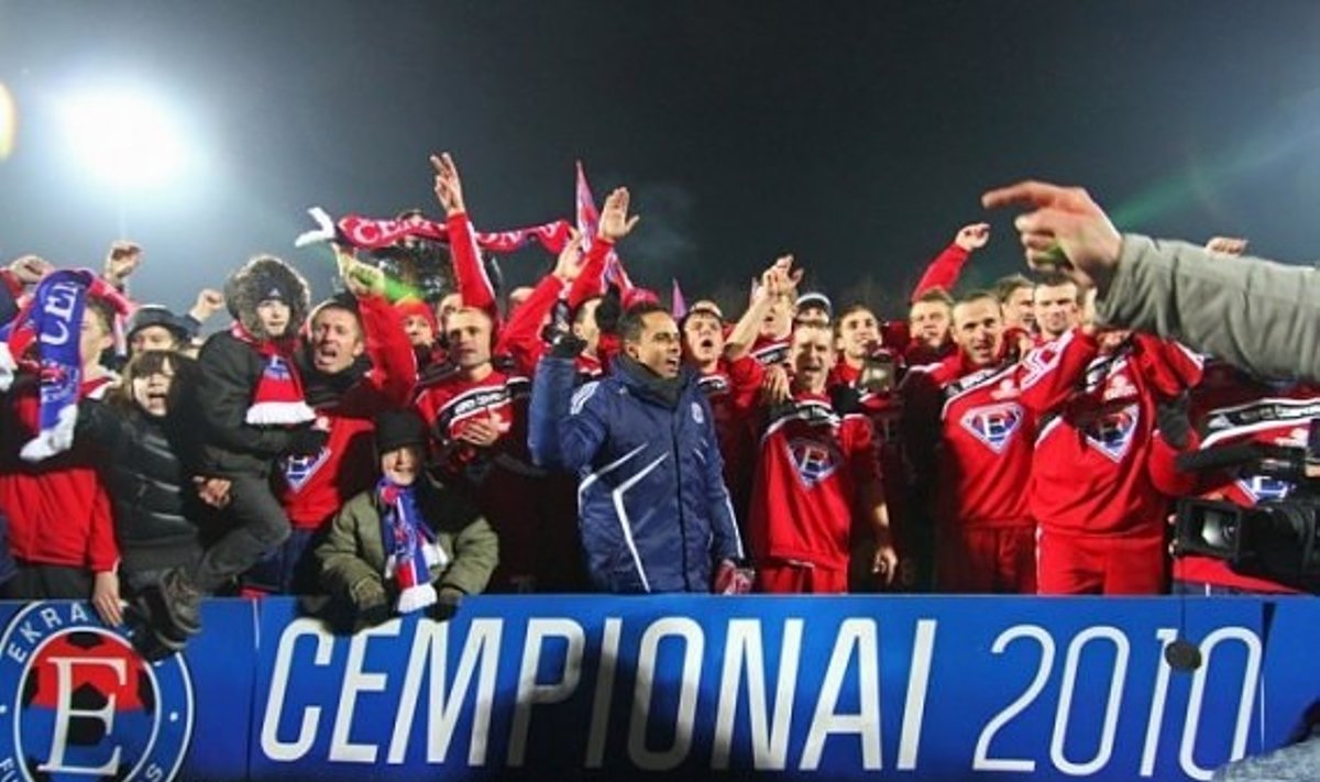 "Ekranas" apgynė A lygos čempiono titulą