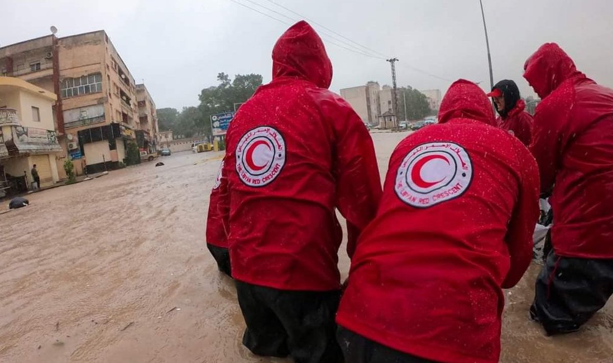 Potvyniai Libijoje