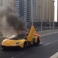 Sudegė naujausias „Lamborghini“ modelis
