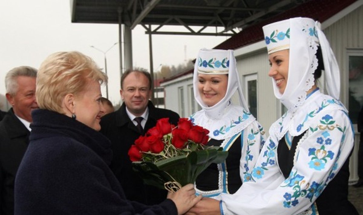 Dalia Grybauskaitė Baltarusijoje