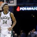 G. Antetokounmpo – pirmasis NBA žaidėjas, užfiksavęs universalumą įrodantį pasiekimą