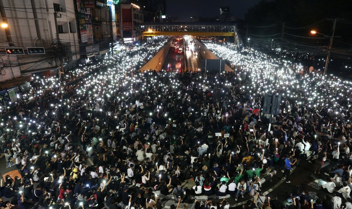 Protestai Tailande