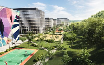 „Business Garden Vilnius“ žaliosios erdvės