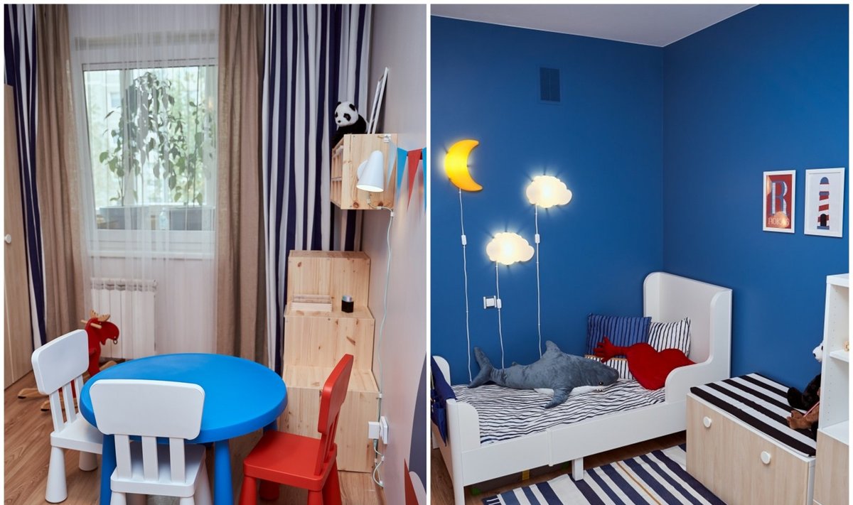 Vaiko kambarys (prieš ir po)