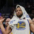 Curry trigubas dublis nepadėjo – NBA čempionai krito ir Majamyje