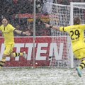Sniegas nesutrukdė „Borussia“ iškovoti pergalės Vokietijoje