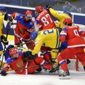 Rusai po muštynių su švedais – pasaulio čempionato pusfinalyje ir mes iššūkį JAV