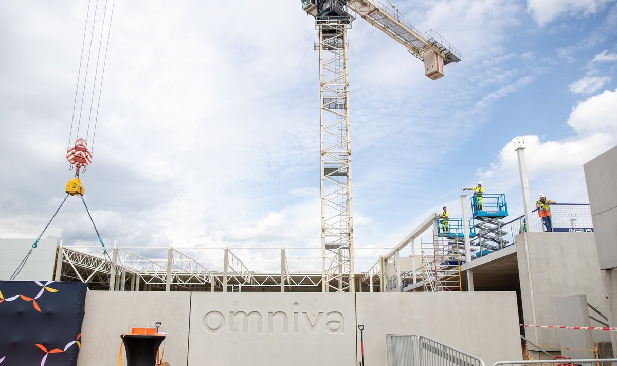 Prasidėjo  „Omniva LT“ siuntų rūšiavimo terminalo statybos