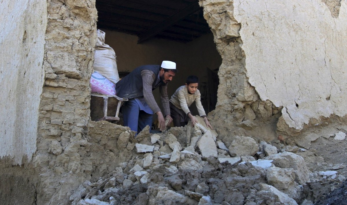Žemės drebėjimas Afganistane