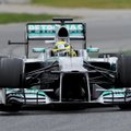 Priešsezoninius bandymus vainikavo puikus N.Rosbergo pasirodymas