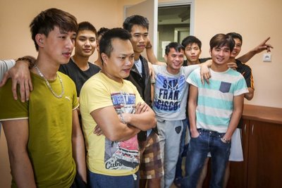 Vietnamo piliečiai Užsieniečių registracijos centro sulaikymo zonoje