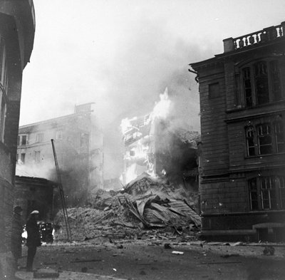 Lapkričio 30 d. sovietų aviacija bombardavo Helsinkį bei kitus Suomijos miestus