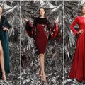 Graikų dizainerio kolekcijoje – moteriškumą pabrėžiančios aksominės suknelės