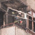 Vilniuje gaisras kilo devynaukščiame daugiabutyje