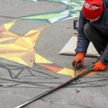 Meilės imigrantas Kaunui padovanojo įspūdingą graffiti