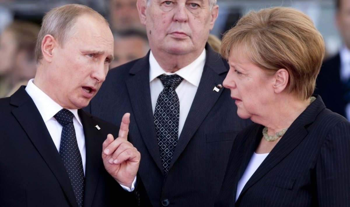 Angela Merkel, Vladimiras Putinas