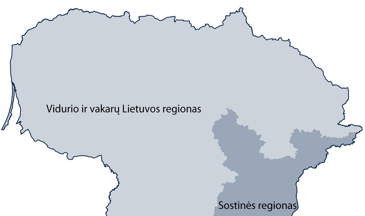 Nauji statistiniai regionai