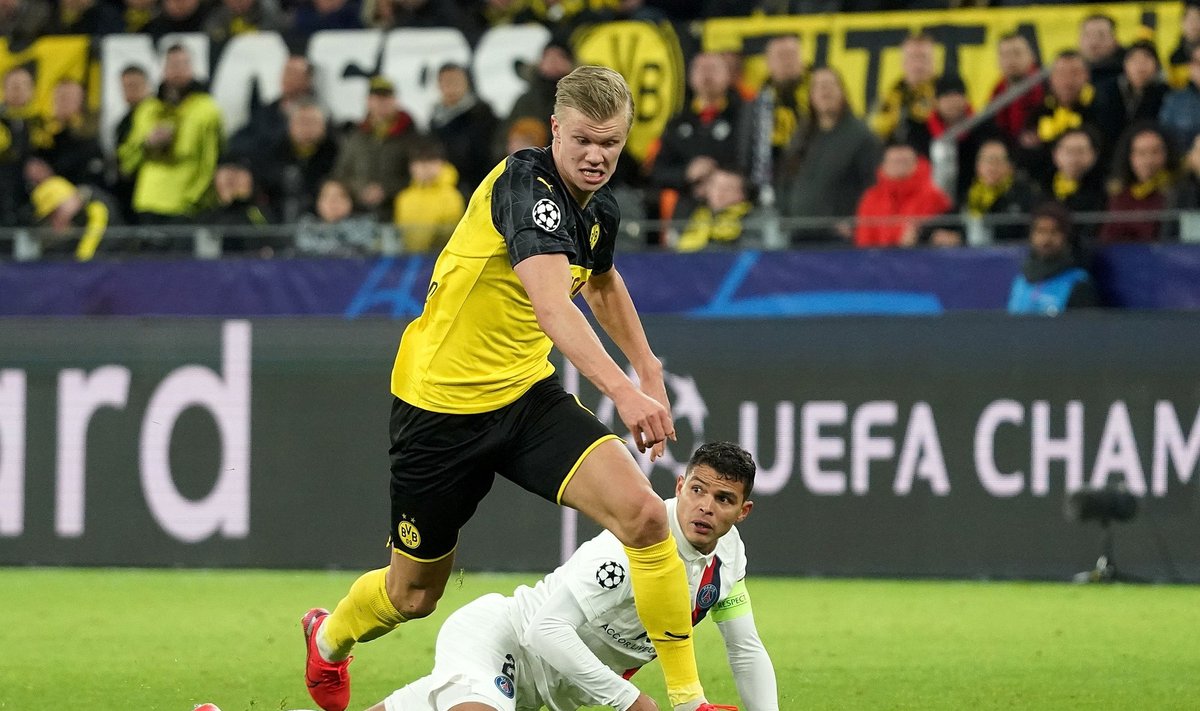 Dortmundo "Borussia" perlas Erlingas Brautas Haalandas