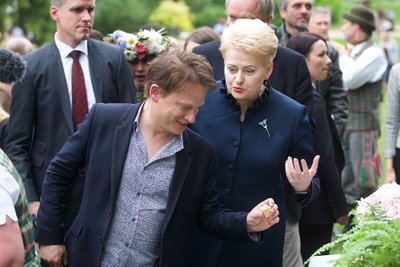 Dalia Grybauskaitė ir BBC žurnalistai