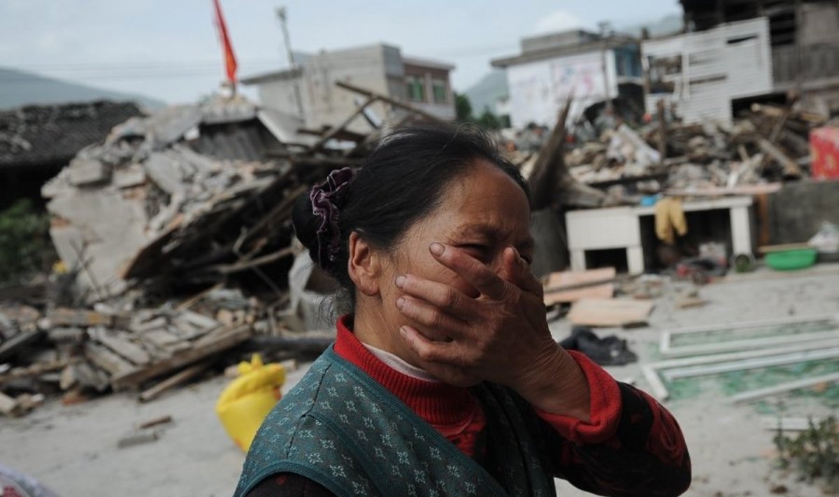Žemės drebėjimas Kinijoje