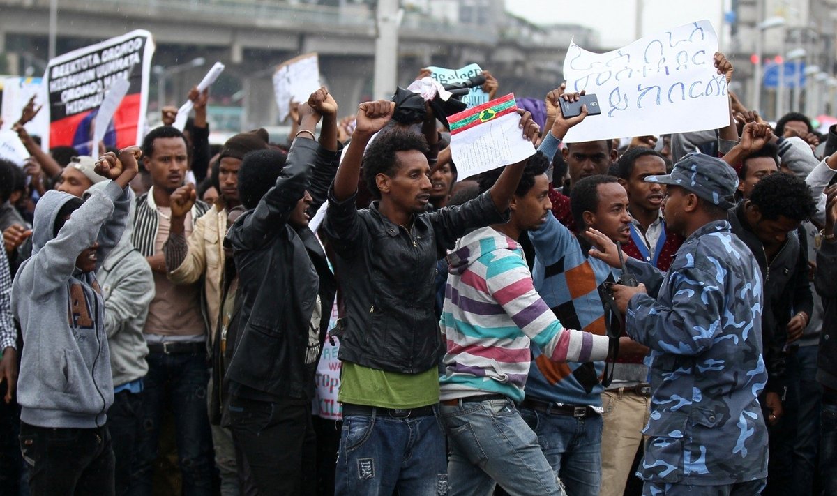 Protestas Etiopijoje