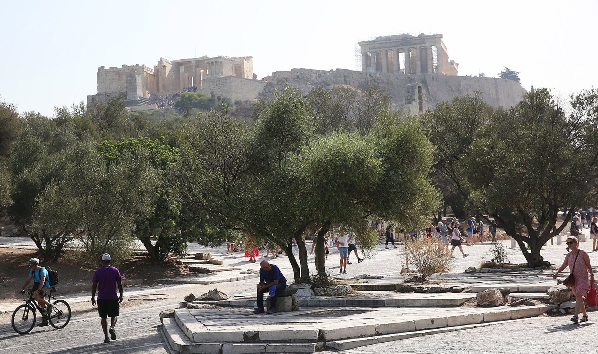 Graikijoje buvo uždarytas Akropolis