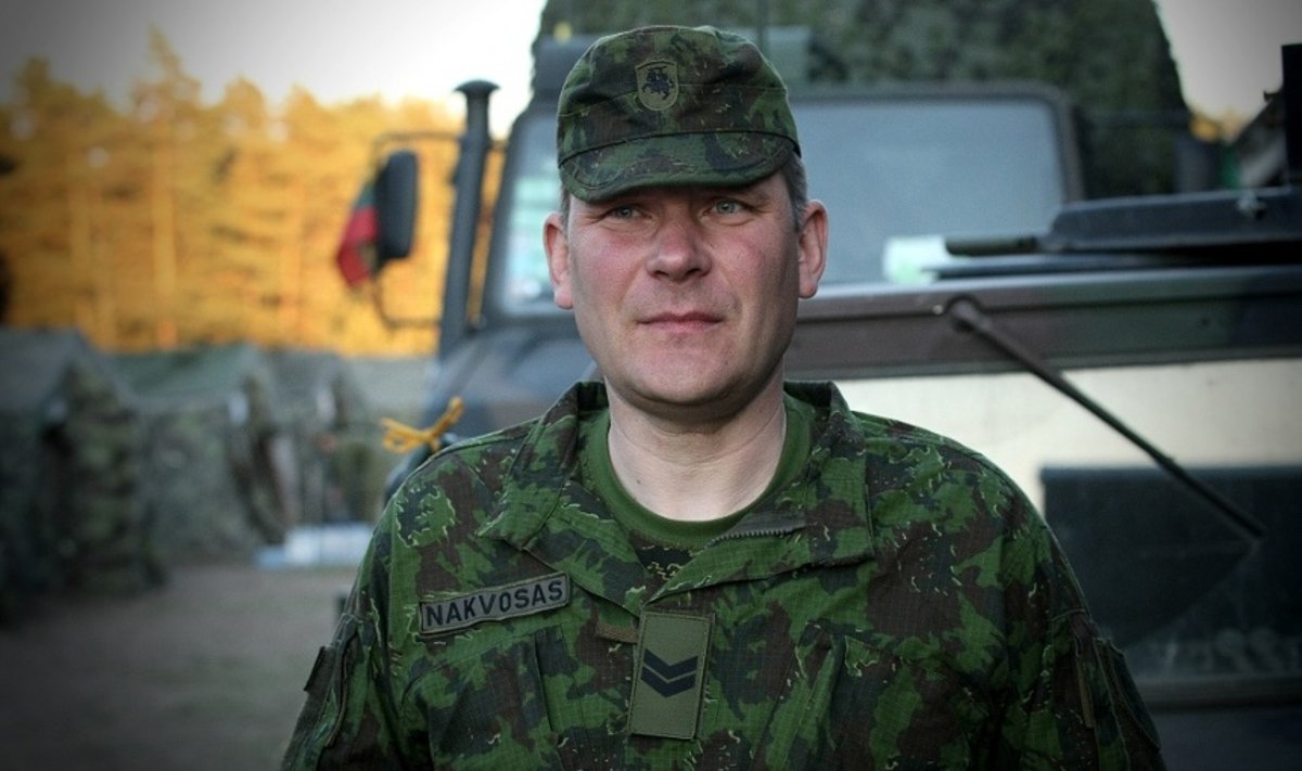 Sergeant Rolandas Nakvosas