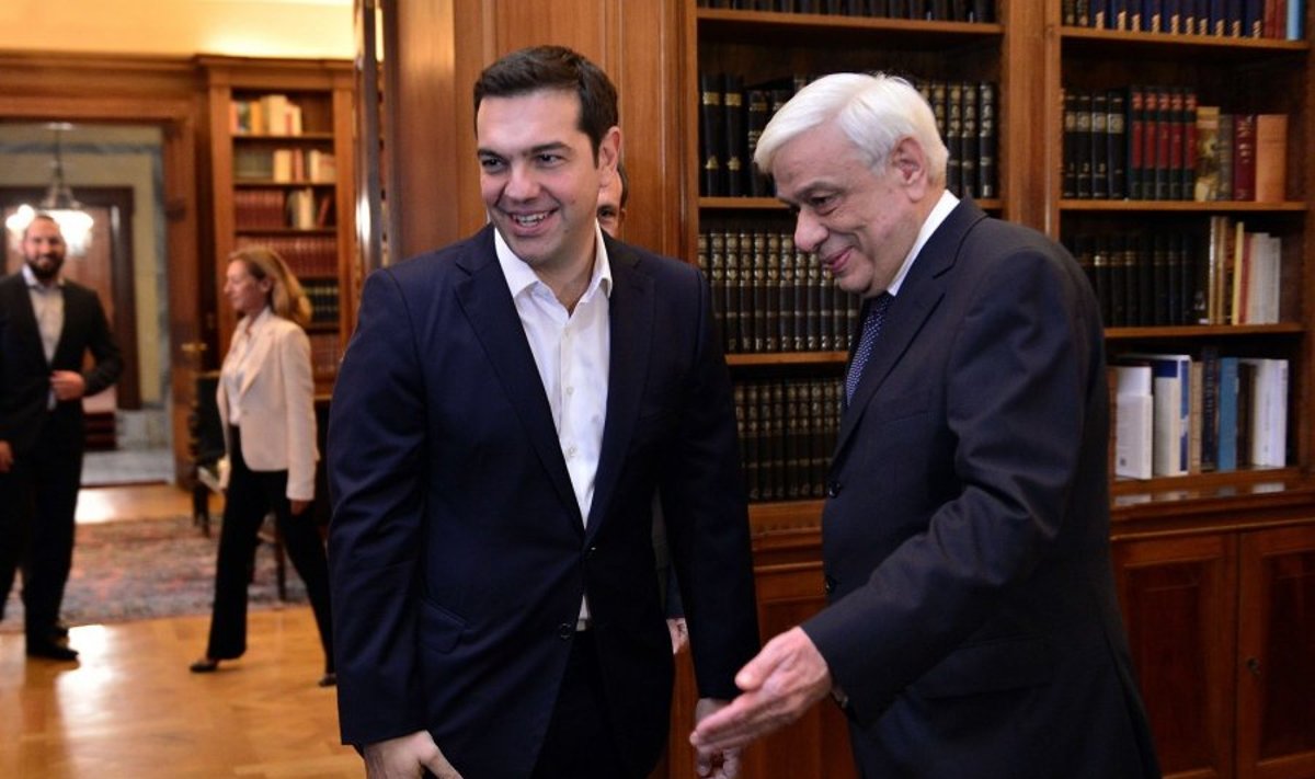 Alexis Tsipras ir Prokopis Pavlopoulos