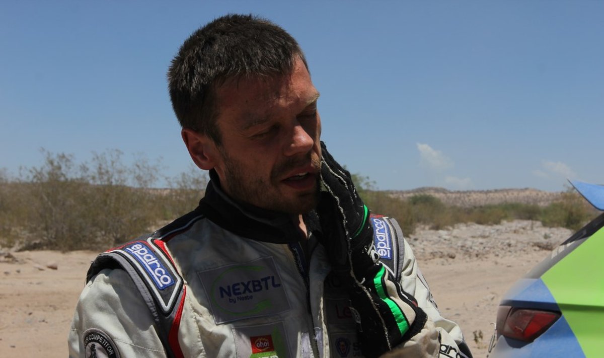 V. Žala ir S. Jurgelėnas 9 Dakaro etape