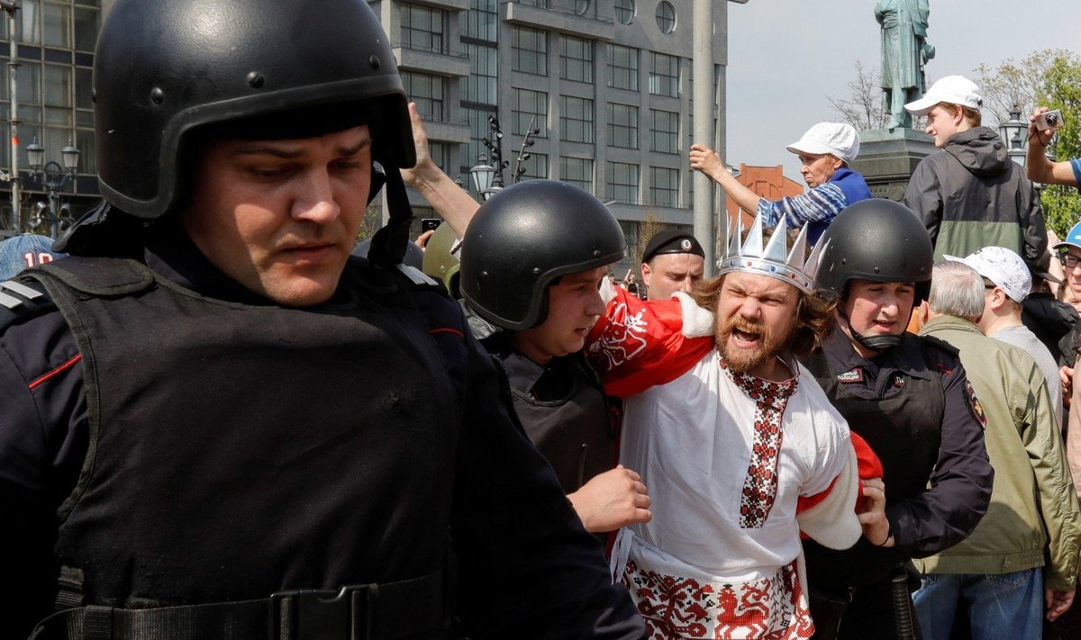 Protestas prieš Putino inauguraciją