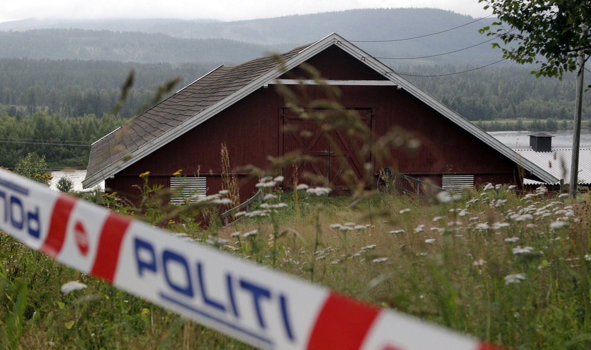 Ūkis, kurį nuomojosi Norvegijos išpuolių kaltininkas