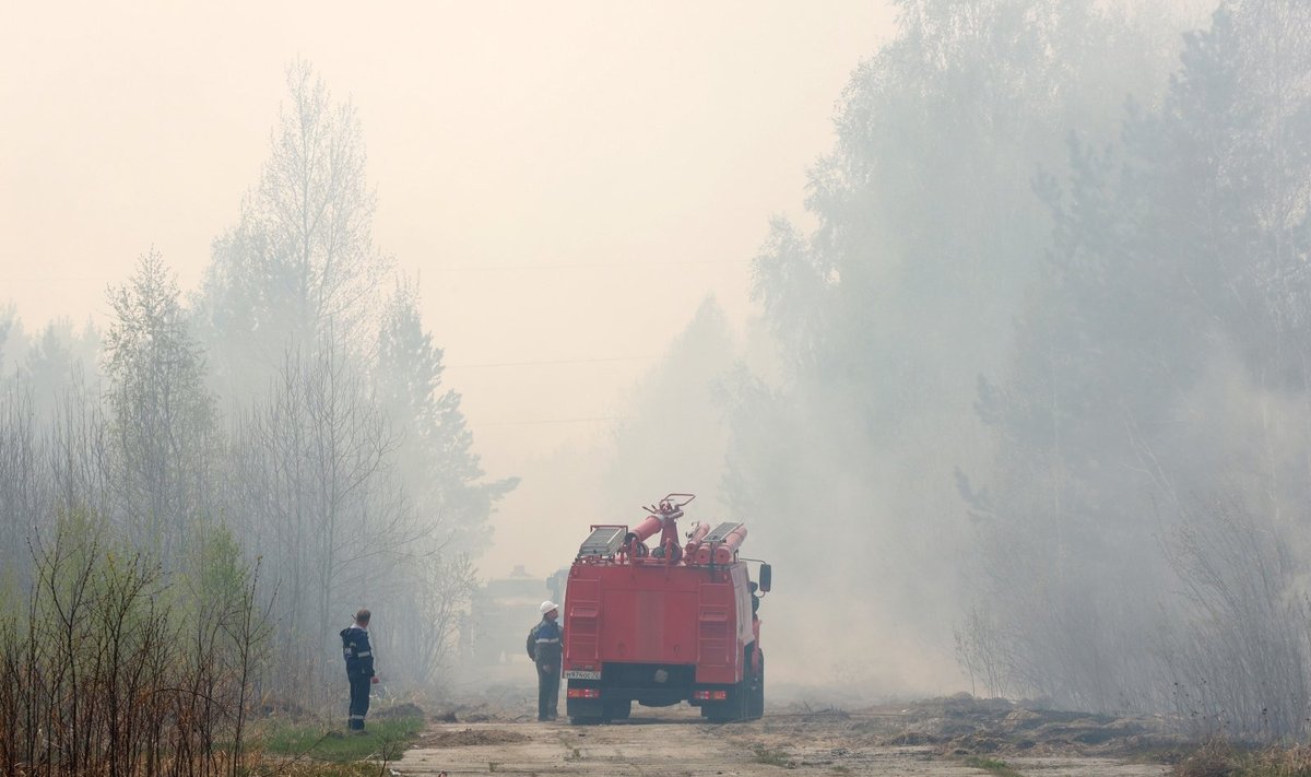 Miškų gaisrai Sibire