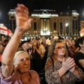 Tbilisyje tūkstančiai vėl išėjo į gatves: turime susivienyti ir pribaigti šią vyriausybę