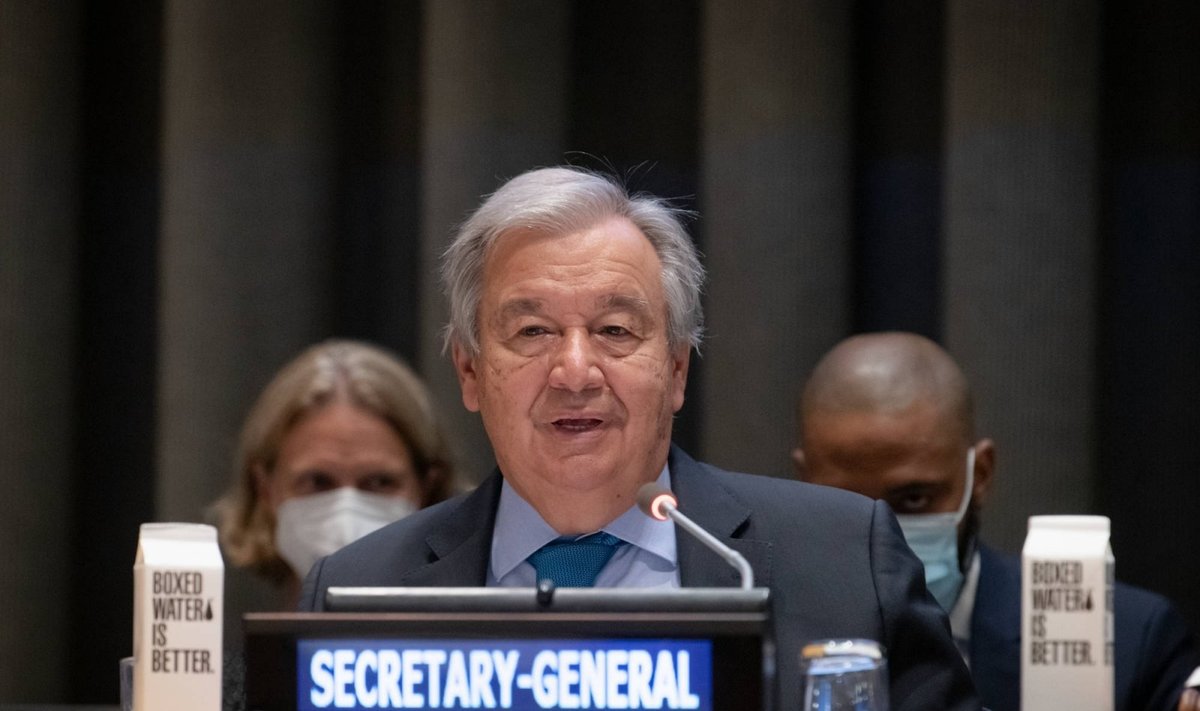  Jungtinių Tautų generalinis sekretorius Antonio Guterresas