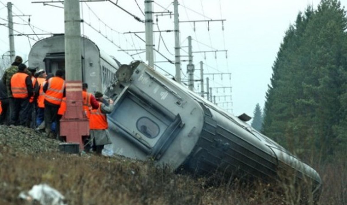 Traukinio katastrofa Rusijoje