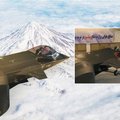 Iranas skelbia suklastotą virš kalno lekiančio naikintuvo nuotrauką